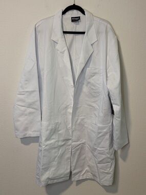 Men’s Grey’s Anatomy 5 Pocket 37 Inch Lab Coat with Collar